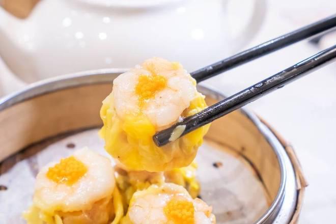 4 Piece Shrimp with Pork Shumai · Steamed dumpling.