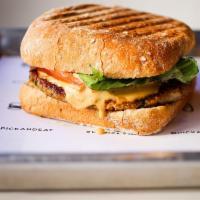 Turkey Mex Burger · Freshly lean ground turkey and fresh herbs patty. Topped with lettuce, fresh avocado, ripe t...