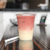 Iced Wellness Latte · Saku Superfood Latte choices: Ruby Cocoa, Ruby Ginger, Golden Orange, Golden Chai