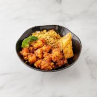 C17. General Tso's Chicken Combo Platter · Hot and spicy.