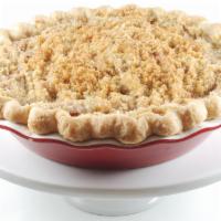 Luci's Deep Dish Apple Crumb Pie · Hand sliced apples stuffed in between a sweet, buttery crumbing topping and our original lig...