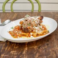 Pappardelle and Ossobuco  · Lamb shank, goat cheese pestata.