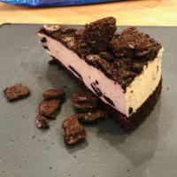 OREO mousse Cake · Belgian White chocolate and thick of Oreo Cookies