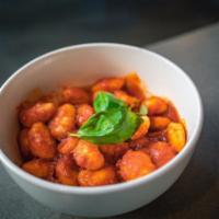 Potato Gnocchi with Handcrafted Tomato and Basil Sauce · 