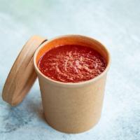 Handcrafted Tomato and Basil Sauce · Garlic, Extra Virgin Olive Oil, Sea Salt
2/3 Serving