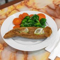 Combo 3 ( filet fish/ filete de pescado) · For 4. 3 filetes de pescado, arroz GDE, habichuela, ensalada and 2 liter soda.
