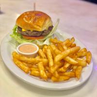 Deluxe Burger (Combo) · Classic Burger with French Fries and Soda