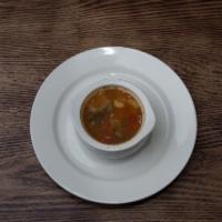 Vegetable Soup · Fresh seasonal vegetables.16 oz soup cup