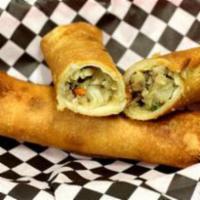 2 Egg Rolls (Meat-Vegetable) · Two large egg rolls