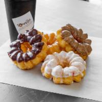 Crullers · Choice of Glazed, Maple, Vanilla  or Chocolate. FRIDAY AND SATURDAY ONLY!