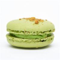 Pistachio Macaron · This classic macaron is made only with all natural pistachios throughout the shells, filling...