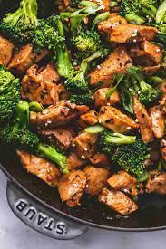 Chicken with Broccoli · Pollo con broccoli.