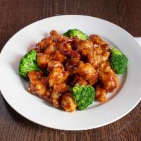 General Tso's Chicken · Served with Tender Chunks of Marinated Boneless Chicken in Hot Chili Sauce.