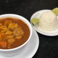 Tripe Soup ( Mondongo) · Served with White Rice
