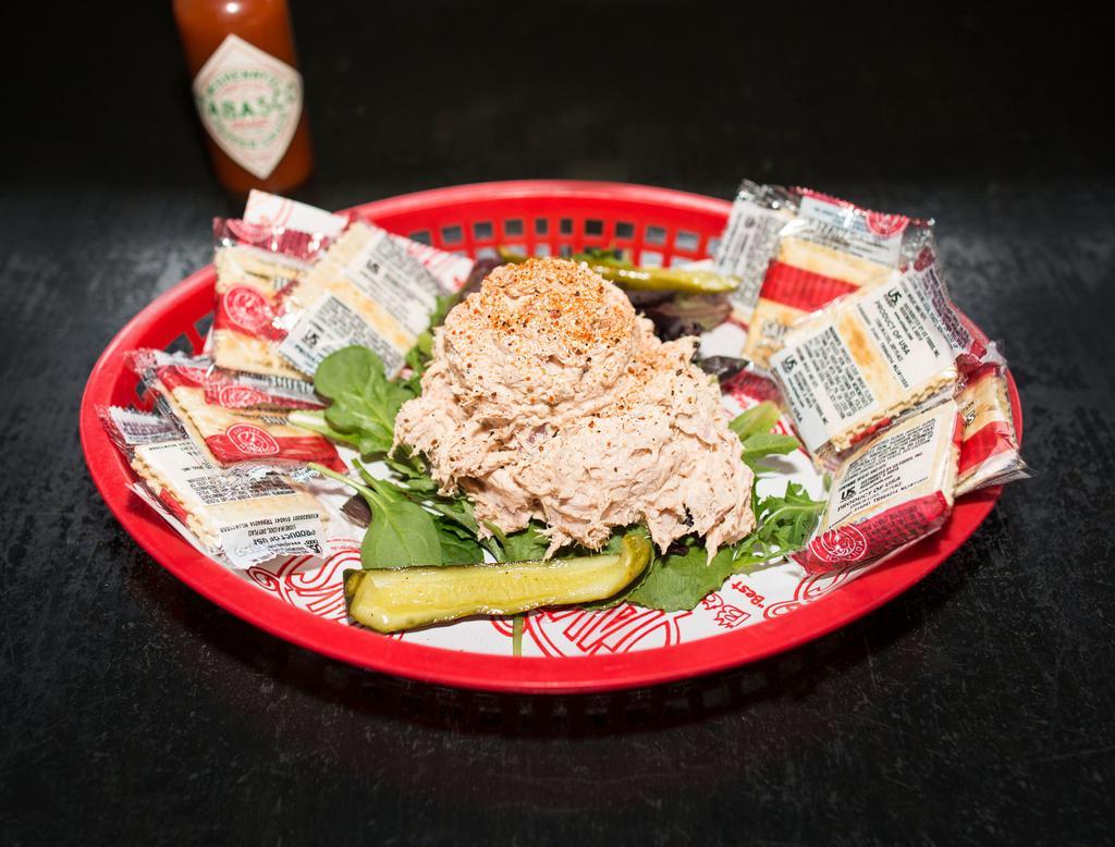 Smoked Yellowfin Tuna Dip · A Tay's original, nothin' canned here. A little on the spicy side.