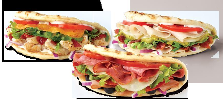 Ultimate Turkey Club Sammie(Flatbread) · Turkey, bacon, cheddar cheese, lettuce, tomatoes and mayo.