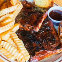 Large St. Louie Ribs · 1 side BBQ sauce.