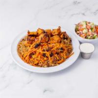 38. Chicken Kabuli Pulao  · Afghani speciality: traditional Afghani pulao with boneless mildly spiced chicken cubes.