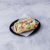 Falafel Gyro · Falafel on a Pita Served With Your choice of Salad and Sauces!