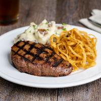 Steakhouse Sirloin · Our signature, hand-cut top sirloin is seared to lock in the juices. Generously seasoned wit...