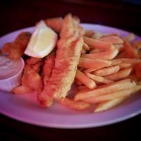 Fish and Chips · Lightly Fried Seasoned COD Fish served with French Fries