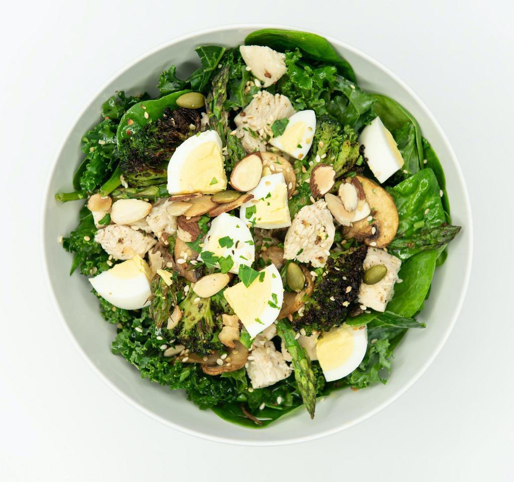 Create Your Own Salad · Choose a base, 4 toppings and 1 protein.