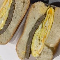 2. Two Eggs with Sausage Sandwich · 