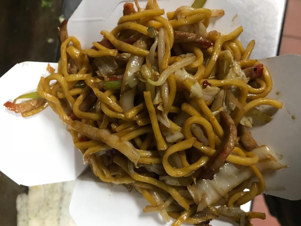 Pork Lo Mein · With soft noodles. 
