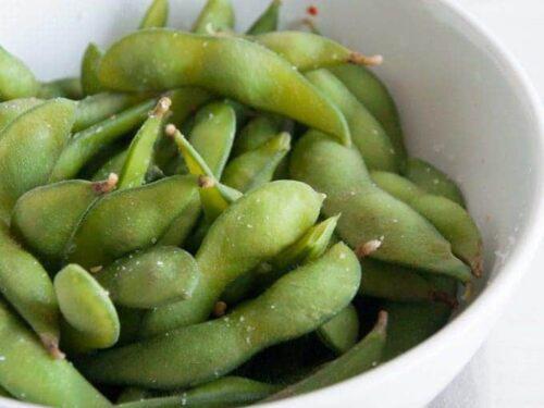 Edamame · Steamed Japanese soybean and lightly salted.