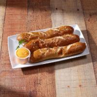 Bavarian Pretzel Sticks · 3 sticks served with your choice of sauce.