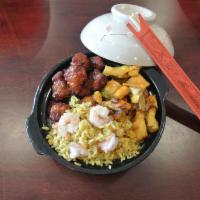 2 Meats and 1 Side Special · Select Fried Rice, Shrimp Fried Rice or Lomein noodles as main side and with 2 choices of me...