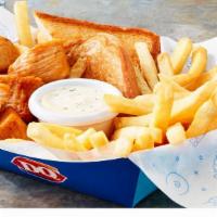 Rotisserie-style Chicken Bites Basket · DQ’s new 100% white meat, juicy, tender, rotisserie-style chicken bites, served with fries, ...