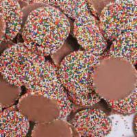 Kron Chocolate Nonpareils · 14 oz. Made with high quality milk and dark chocolate. 3 variations, a mix of milk and dark ...