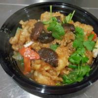Seafood and Tofu in Clay Pot 海鲜豆腐煲 · 