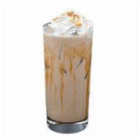 Iced Horchata Milk Tea · Contains dairy. Horchata flavored milk tea with whipped cream, sprinkled cinnamon, and drizz...
