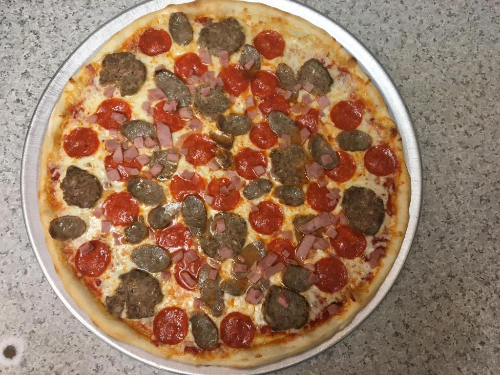 Meat Lover's Pizza · Combination of pepperoni, meatball, sausage and ham.