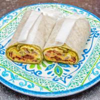 Cortelyou Road Wrap · Three eggs, bacon and cheese.