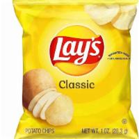Frito Lay's Chips · Thinly sliced crisp.