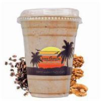 Crunchy Monkey · Cacao nibs, cacao powder, goji berries, walnuts, almond milk, cinnamon, vanilla, banana and ...