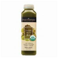 Green Plus #1.5 · Kale, spinach, cucumber, celery, lemon and ginger. (16 oz)