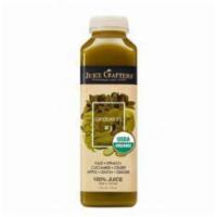 Greenest #3 · Kale, spinach, cucumber, celery, apple, lemon and ginger. (16 oz)