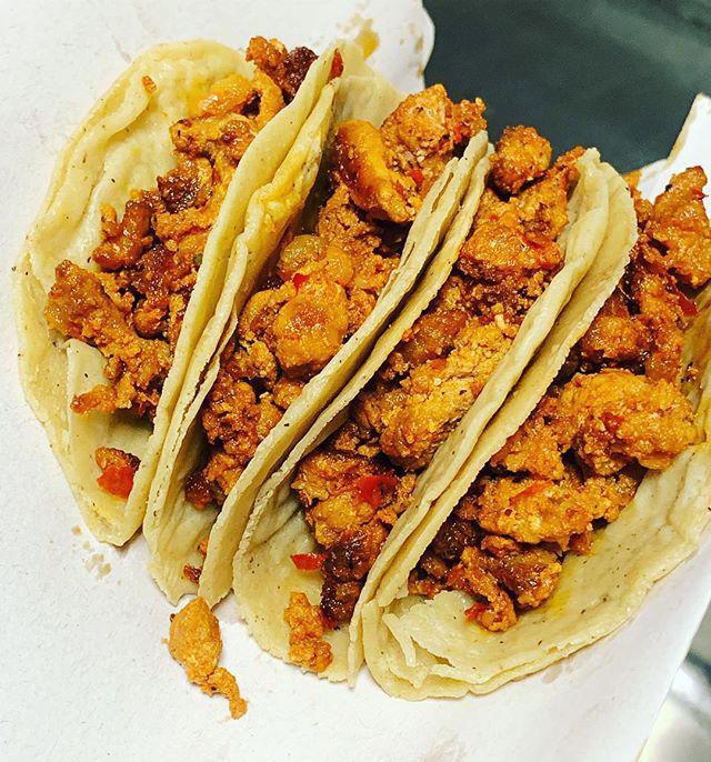 Chorizo · Four amazing Chorizo Tacos, it's a must try! All orders come with a side of fresh pico de gallo, signature red salsa, limes and salt.