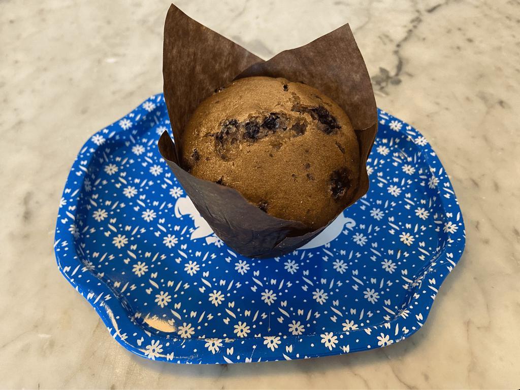 Colson Vegan Blueberry Muffin · Brooklyn-based Colson Patisserie blueberry muffin. Vegan. Contains nut milk. Limited quantity daily.