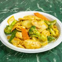Chicken with Curry · Hot and spicy. 