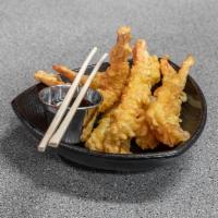 Shrimp Tempura · 6 pieces. Battered and fried. 