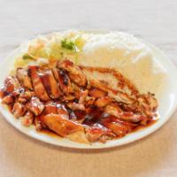 Chicken Teriyaki · Includes stir-fried fresh vegetables (cabbage, carrot and broccoli), house teriyaki sauce an...