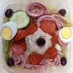 Antipasto Salad · Garden salad with Genoa salami, cooked salami, capicola, provolone, pepperoni, and a scoop o...