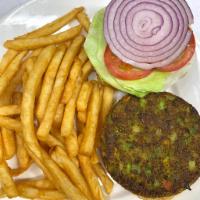 Veggie Burger · come with lettuce and tomatoes 
