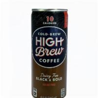 High Brew - Black & Bold · NO Dairy and Sugar Free