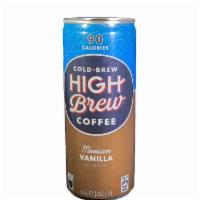 High Brew - Mexican Vanilla · *Contains Dairy